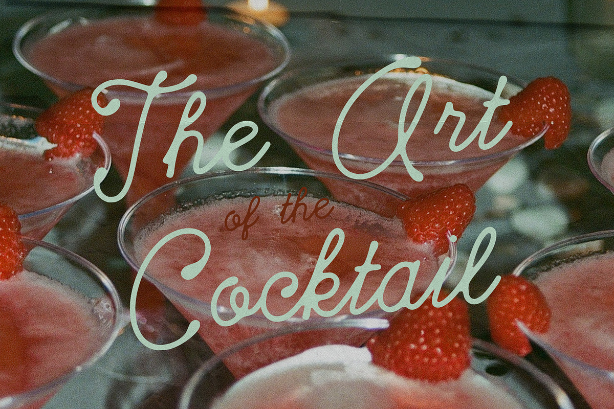 Cherry Merlot Vintage Ink Script, a Script Font by AnMark (Photo 10 of 16)