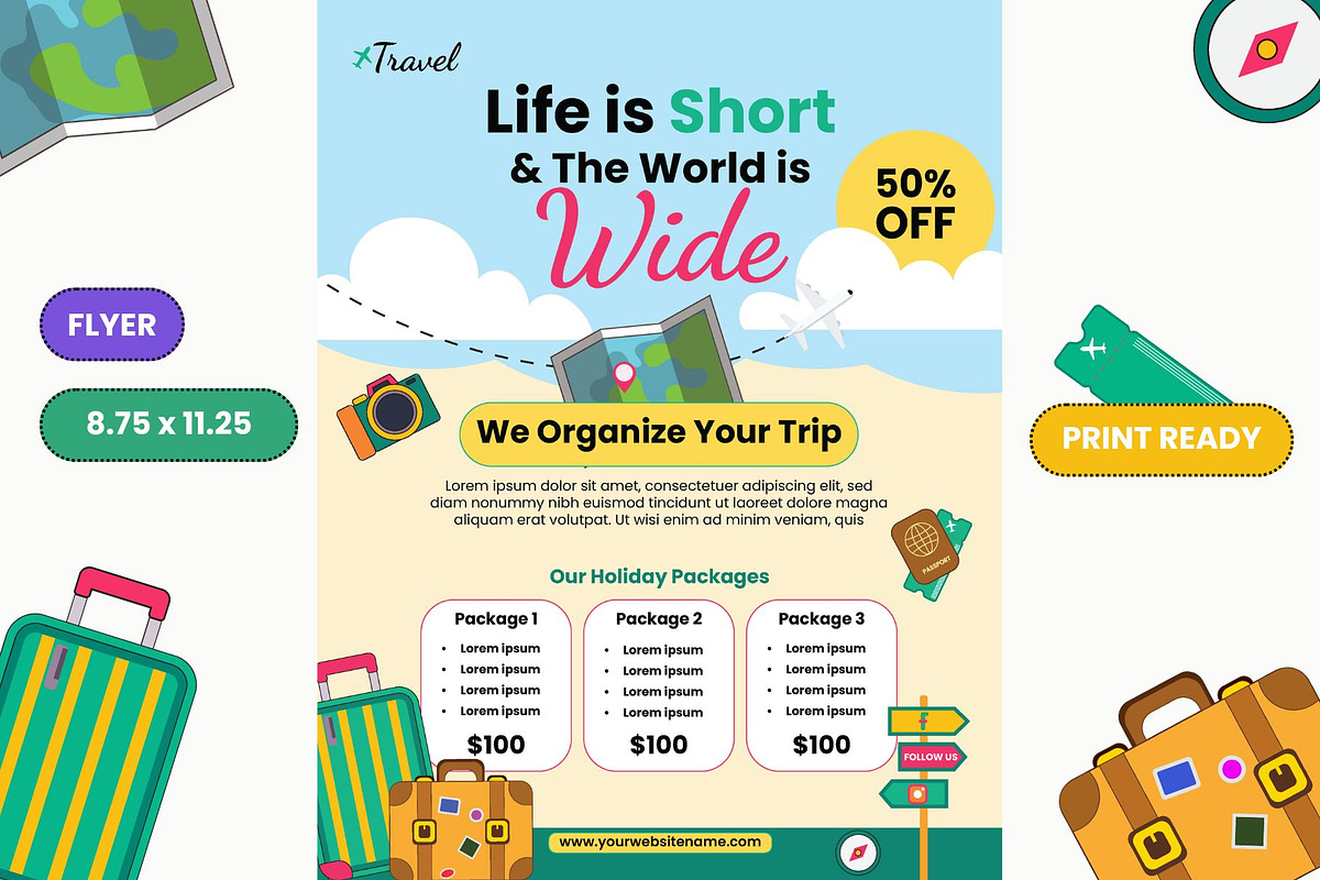 Travel Agency Startup Kit, a Templates & Theme by tawakkultales (Photo 6 of 8)