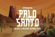 Palo Santo - Mexican Desert Typeface, a Sans Serif Font by HipFonts (Thumbnail 1 of 6)