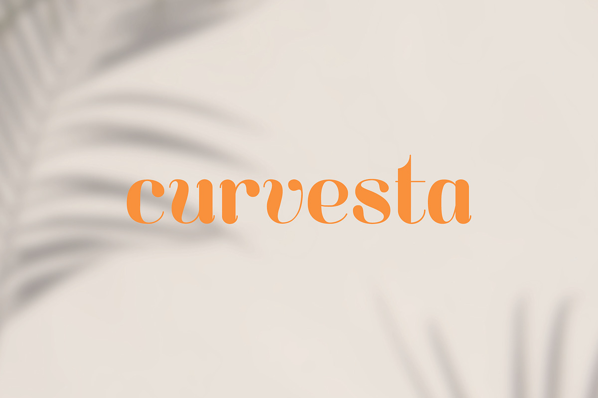 Curvesta - Display Font