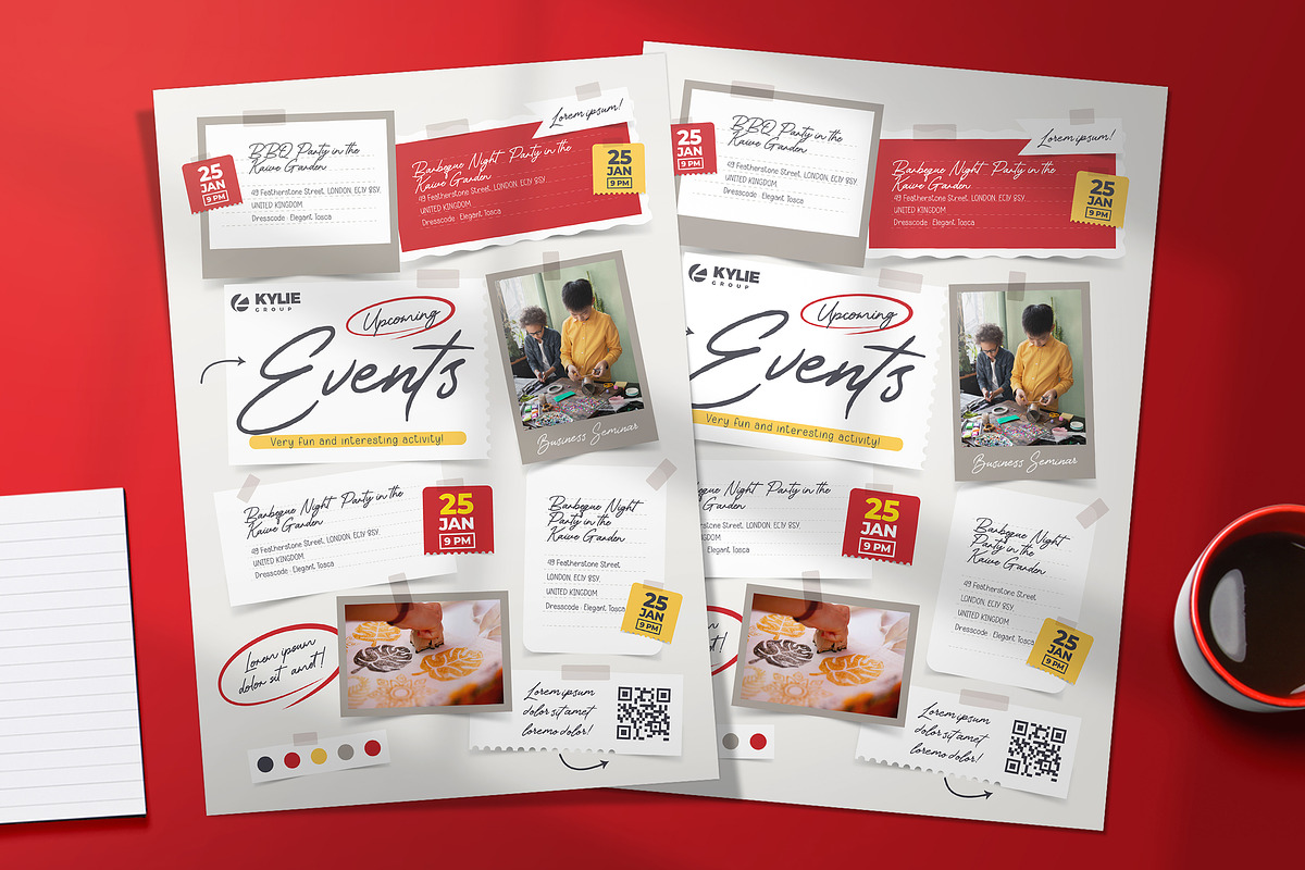 Upcoming Event Flyer, a Flyer Template by Aarley Kaiven (Photo 1 of 2)