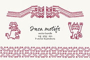 Inca Motifs Vector Bundle, an Illustration by Little Gremlin (Thumbnail 1 of 8)