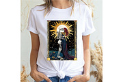 Skeleton Lovers Tarot Aesthetic PNG, an Illustration by SinaCreation (Thumbnail 4 of 5)