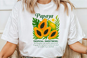 Papaya Tropical Sweetness PNG Design, an Illustration by Libby Wishes (Thumbnail 3 of 6)