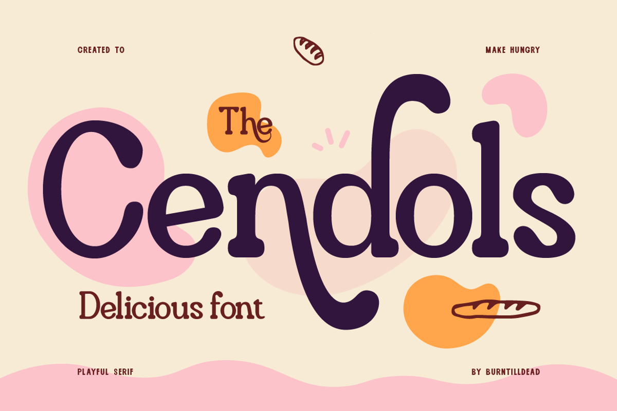 Cendols, a Serif Font by Burntilldead (Photo 1 of 12)