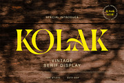 KOLAK-modern vintage, a Serif Font by ToniStudio (Thumbnail 1 of 6)