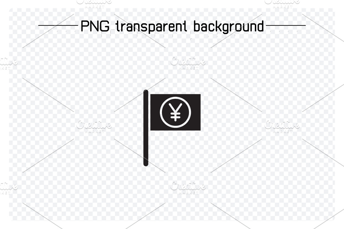 Yuan Banknote, Coin & Price Tag Icon, a Finance Illustration by Designfour (Photo 5 of 7)