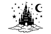 Fantasy Castle Cloud Moon Bundle, an Object Illustration by Gaye Art (Thumbnail 19 of 30)