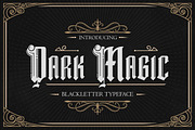 Dark Magic – Blackletter Typeface, a Blackletter Font by Typefactoryco (Thumbnail 1 of 10)