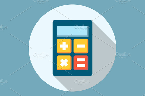 Calculator Flat Icon