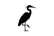 50 Heron Crane Silhouette Bundle, an Illustration by Amazin_art (Thumbnail 28 of 39)