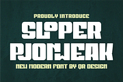 Sloper Pjonweak, a Sans Serif Font by QR Design Studio (Thumbnail 1 of 8)