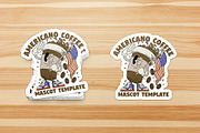 coffee cup holding american flag, a Branding & Logo Template by Judsart (Thumbnail 3 of 3)