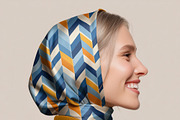 Silk Headscarf Mockup – Model (PSD), a Hat Mockup by 1001 mockups (Thumbnail 5 of 9)