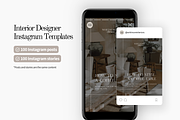 Interior Design Instagram Templates, a Social Media Template by Warmsoulgallery (Thumbnail 5 of 11)