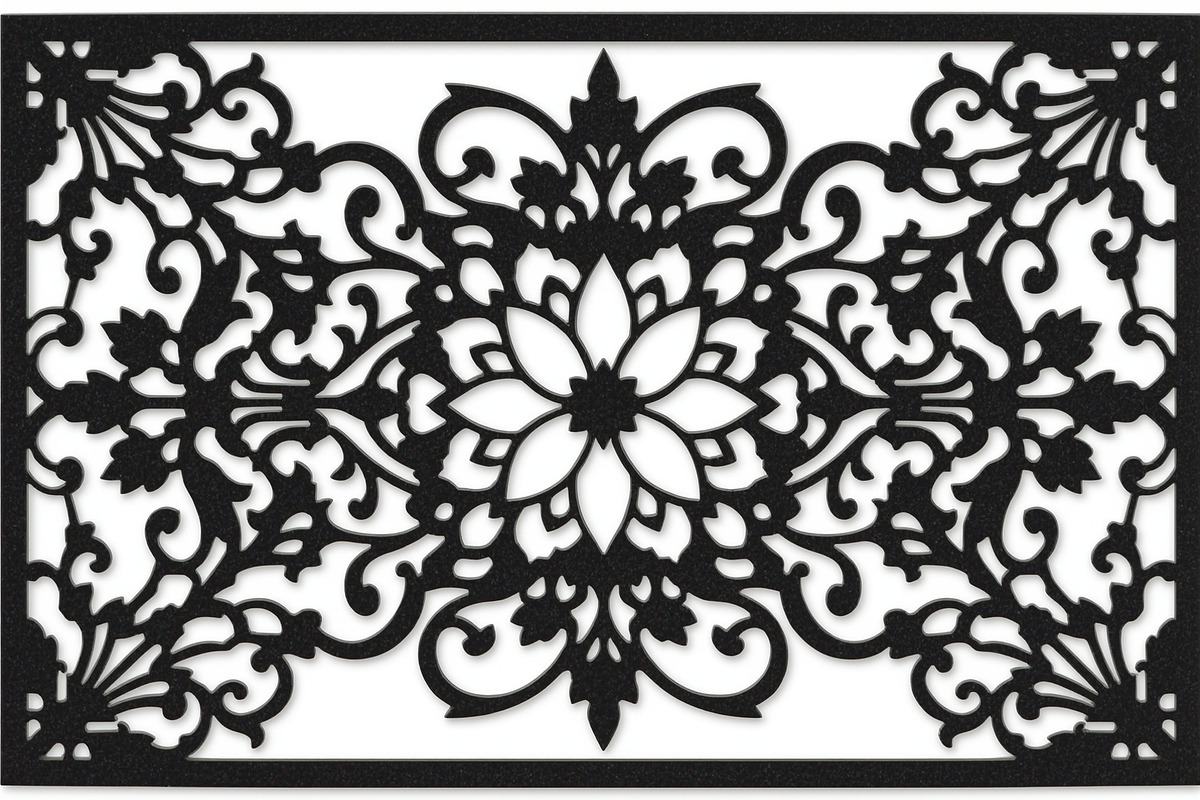 Elegant Floral Border Vector Design., an Illustration by Amazin_art (Photo 18 of 19)