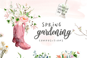 Hello Spring - Gardening Graphics