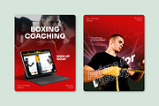 Boxing Social Media Kit Template, a Social Media Template by SecondBrain Store (Thumbnail 5 of 10)