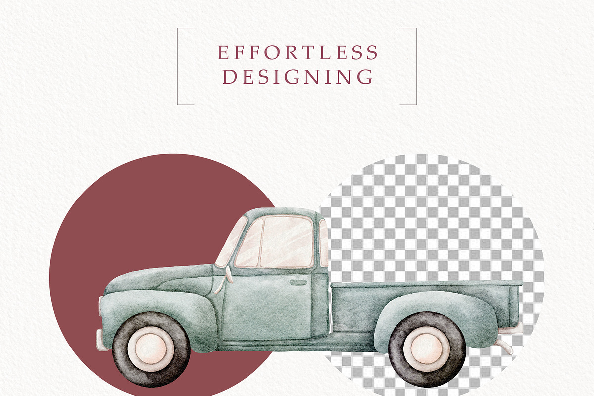 Watercolor Cars Clipart, a Transportation Illustration by TitaLivingArt (Photo 7 of 11)
