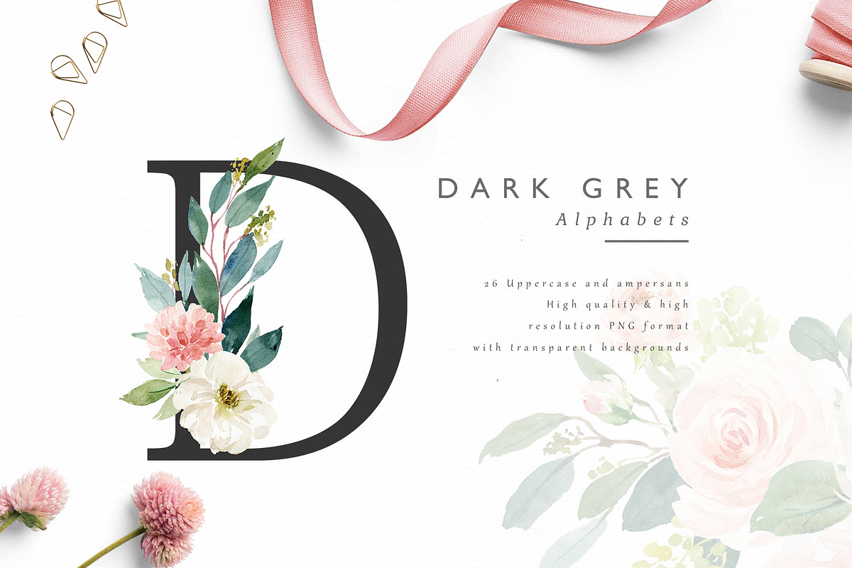 Ethereal Blush-Florals Graphic Set, a Decorative Illustration by Graphic Box (Photo 5 of 8)