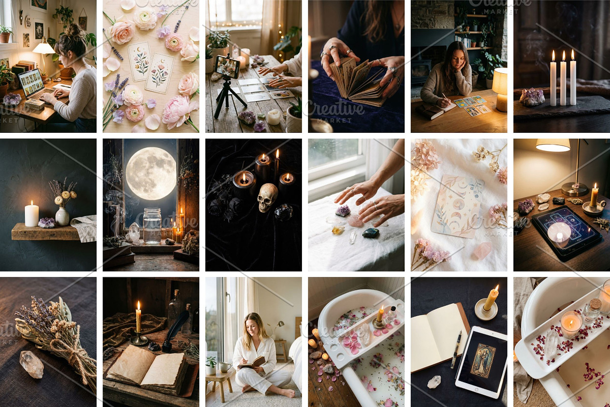 120 Tarot and Spiritual Stock Photos, a Holiday Photo by Selenique Studio (Photo 6 of 10)