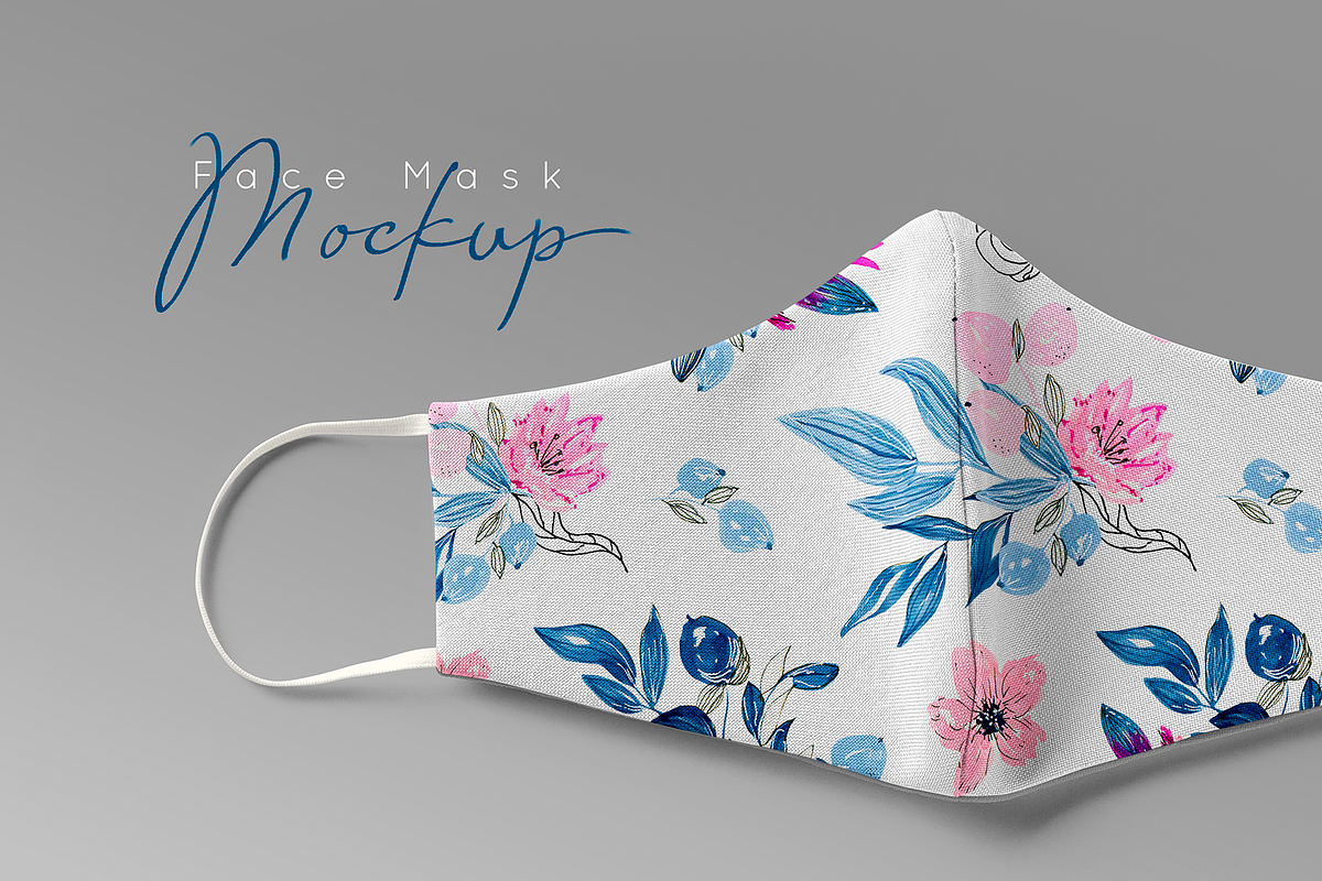 Face Mask Mockup v3, a Household Mockup by 2dsight (Photo 1 of 11)