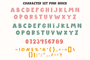 Pink Quick - Cute Display Font, a Handwritten Font by SaktiAvellin (Thumbnail 6 of 6)