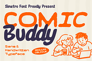 Sans & Handwritten for Comic Font, a Handwritten Font by Simetrica Labs (Thumbnail 1 of 10)