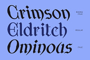 CS Rupinder – Gothic Uncial Font, a Blackletter Font by Craft Supply Co. (Thumbnail 3 of 8)