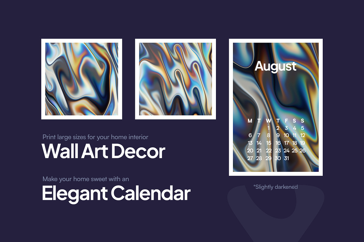 Iridescent Chrome Background, a Texture Graphic by Artbeaut (Photo 6 of 9)