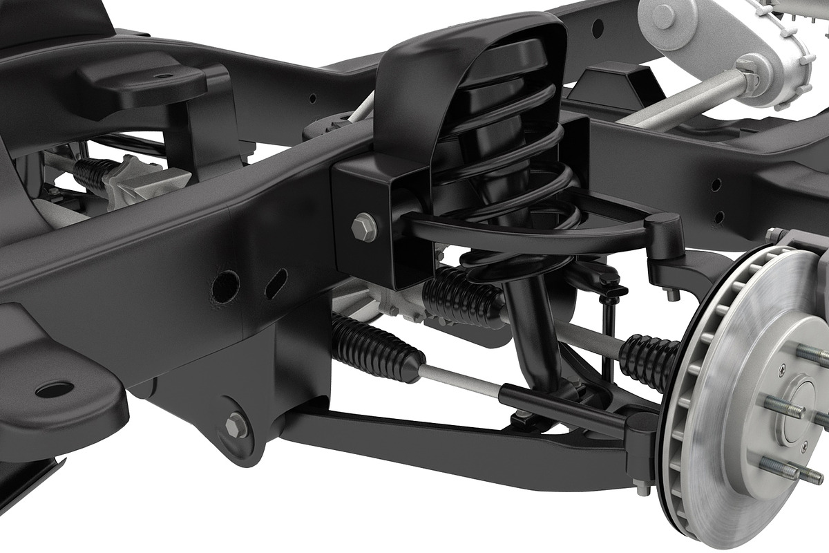 PICKUP TRUCK CHASSIS 4WD IFS, a Cars & Vehicle 3D Model by NNAVAS 3D (Photo 7 of 12)
