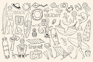 Summer Doodles Set