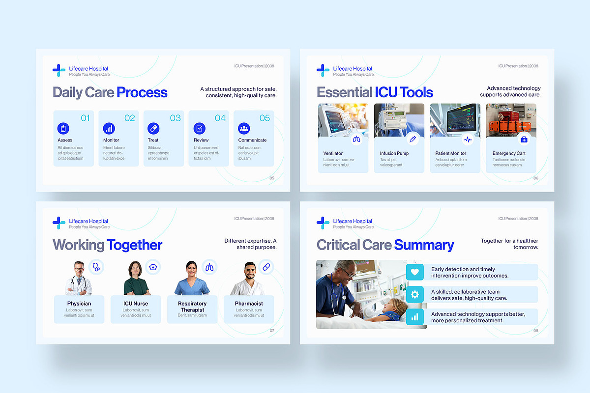 ICU Hospital Medical Presentation, a Presentation Template by BrandPacks (Photo 3 of 4)