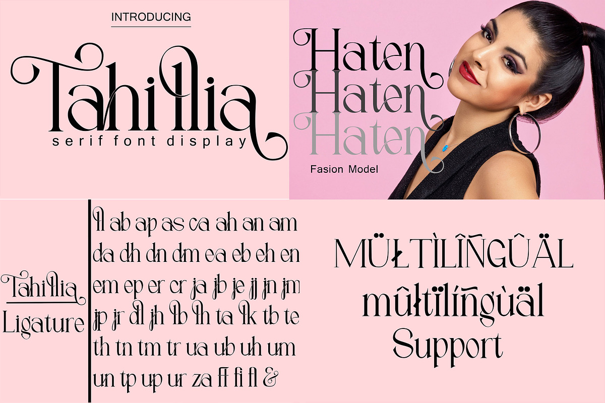 Font Collection Sans & Serif Bundles, a Slab Serif Font by Canden Meutuah (Photo 3 of 8)