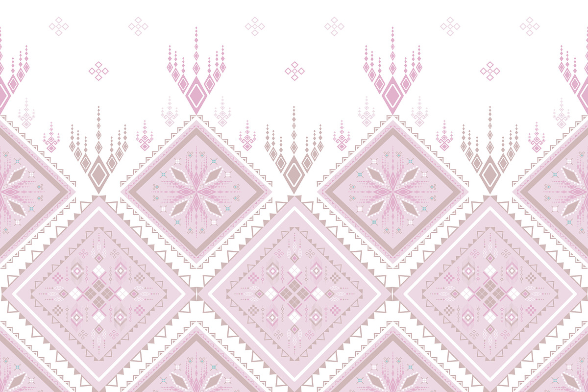 seamless pink geometric pattern
