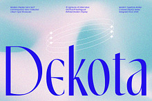 Dekota Modern Display Sans Serif