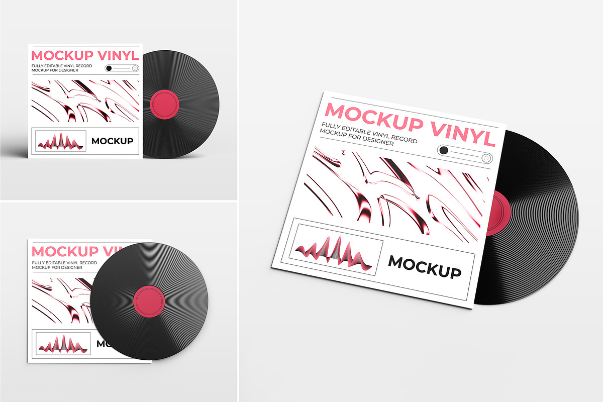 Vinyl Mockup, a Product Mockup by Pitchlook.Studio