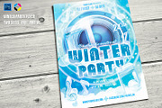 Winter Party Flyer, a Flyer Template by Mikko Lemola (Thumbnail 1 of 2)
