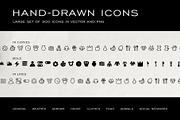 300 Hand-drawn icons set, an Icon by Garden in frame (Thumbnail 1 of 5)