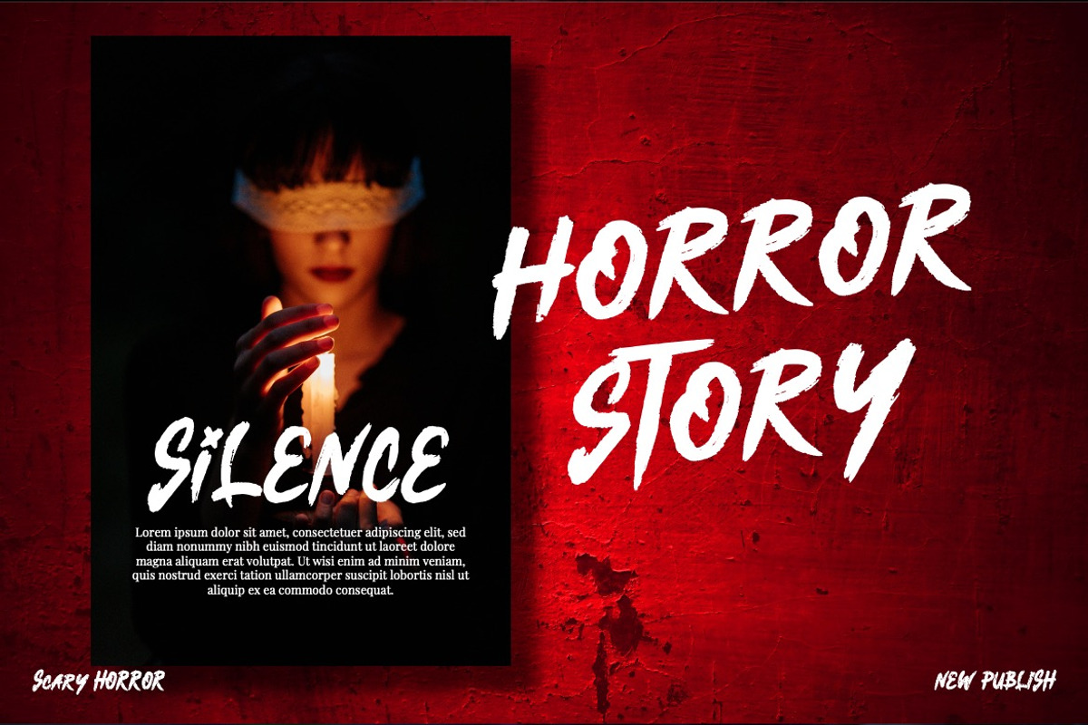 Slither Halows - Gothic Horror Font, a Font by Dhabee (Photo 7 of 10)