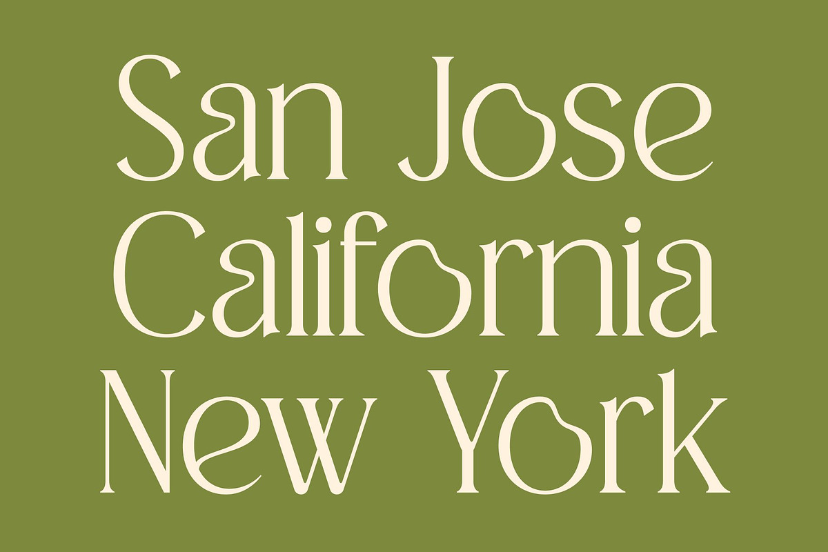 CS Giova – Art Nouveau Font, a Serif Font by Craft Supply Co. (Photo 2 of 8)