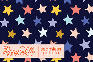 Starry Seamless Pattern