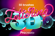 Lettering Modern Art Bundle, a Brush Add-On by Letter Elfa Studio (Thumbnail 2 of 12)