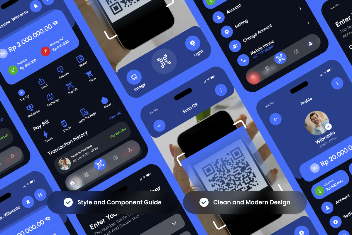 EasyFin - Finance Wallet App Design preview 3
