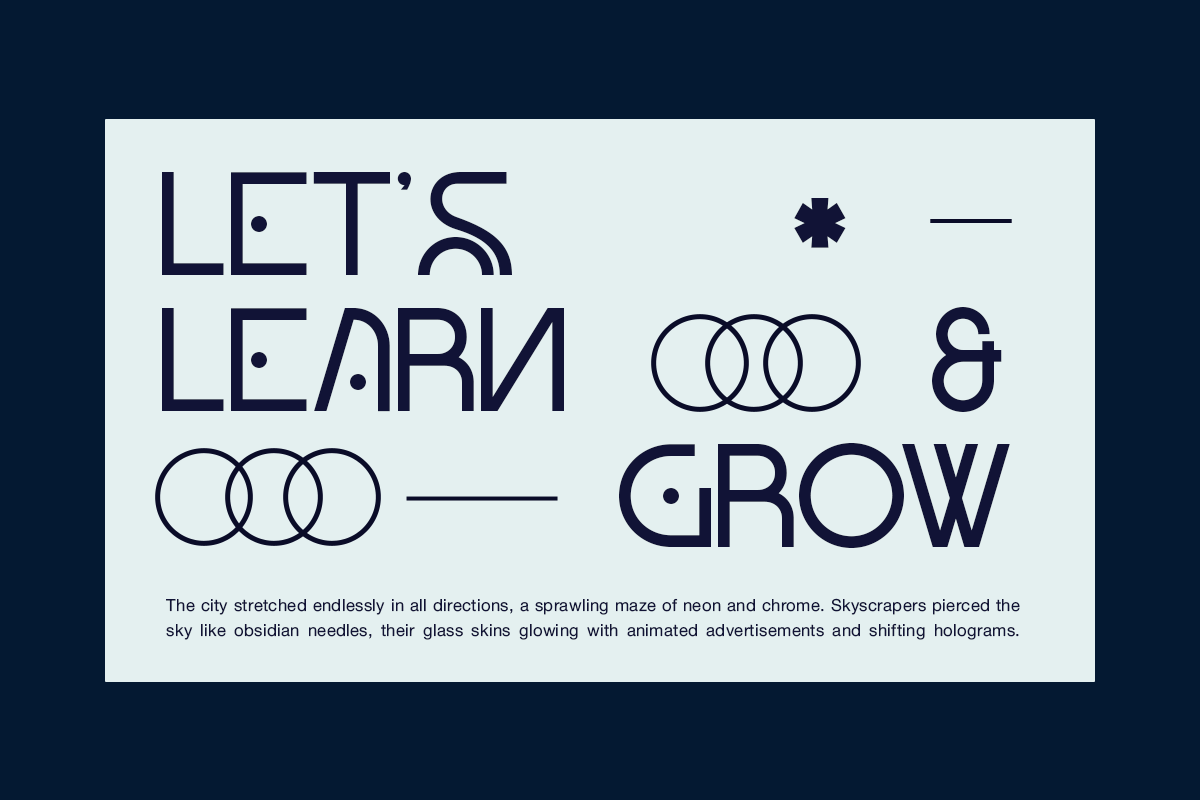 Sogea - Modern Technology Logo Font, a Sans Serif Font by Pandeka Studio (Photo 5 of 9)