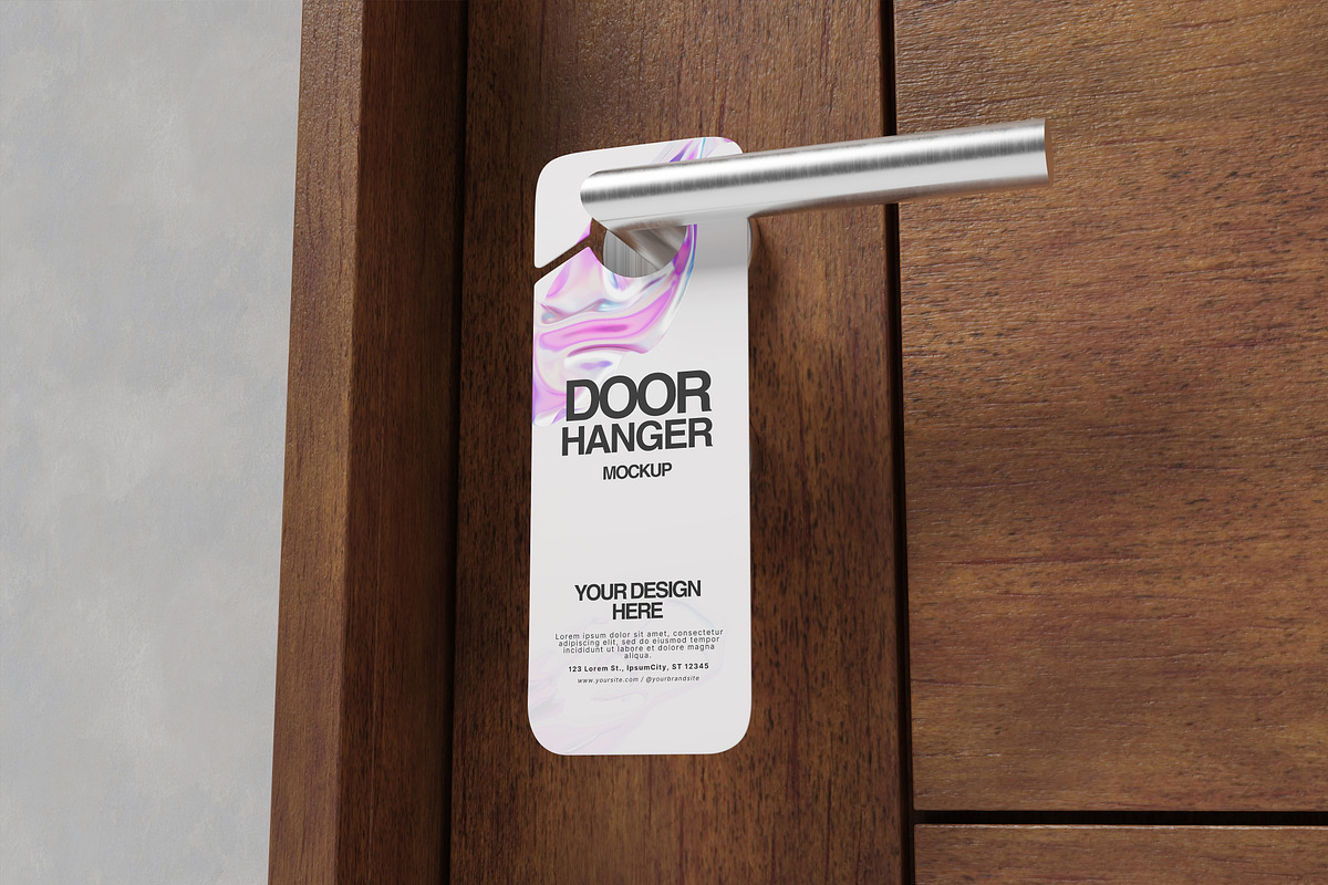 Door Hanger Mockup, a Mockup by Hazzpro_Std (Photo 5 of 5)