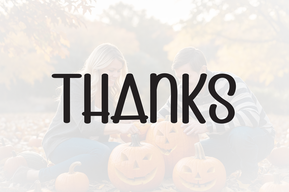 Love Pumpkin | Script Font, a Script Font by Scratchones (Photo 8 of 8)