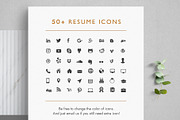 Modern Resume Template, a Resume Template by TheStandOutResume (Thumbnail 7 of 8)