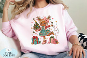 Cute Gingerbread Girl Christmas PNG, a Seasonal Illustration by Daily.Designs (Thumbnail 3 of 5)