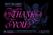 Taroth Sharp Typeface, a Blackletter Font by alit design (Thumbnail 17 of 17)